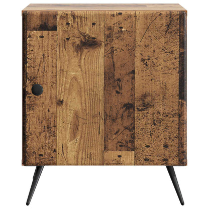 vidaXL Bedside Cabinet Old Wood 43 x 34.5 x 50 cm Engineered Wood 5