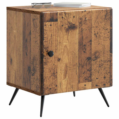 vidaXL Bedside Cabinet Old Wood 43 x 34.5 x 50 cm Engineered Wood 3