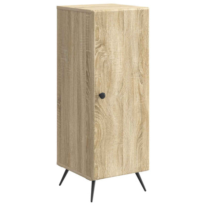 vidaXL Sideboard Sonoma Oak 33 x 34.5 x 90 cm Engineered Wood 2