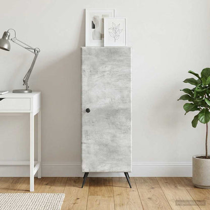 vidaXL Sideboard Concrete Grey 33 x 34.5 x 90 cm Engineered Wood 1