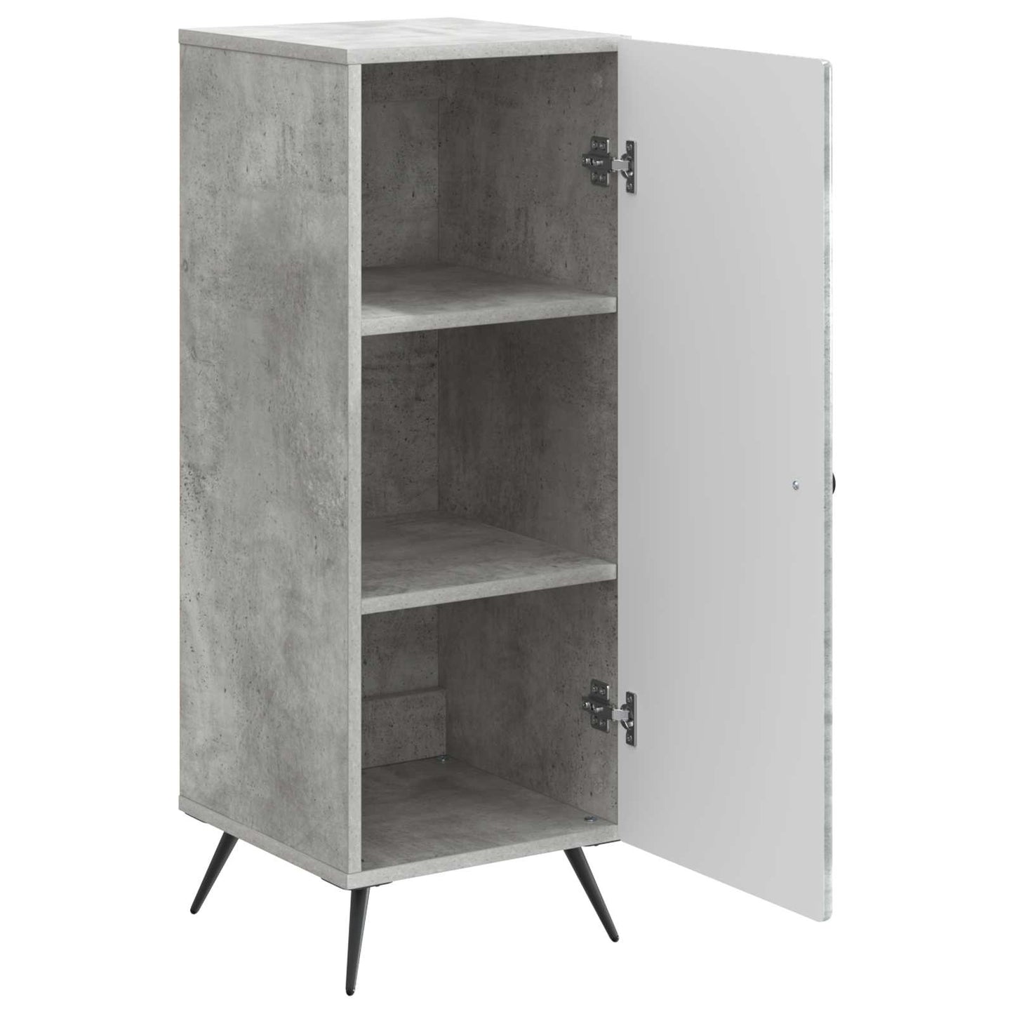 vidaXL Sideboard Concrete Grey 33 x 34.5 x 90 cm Engineered Wood 5