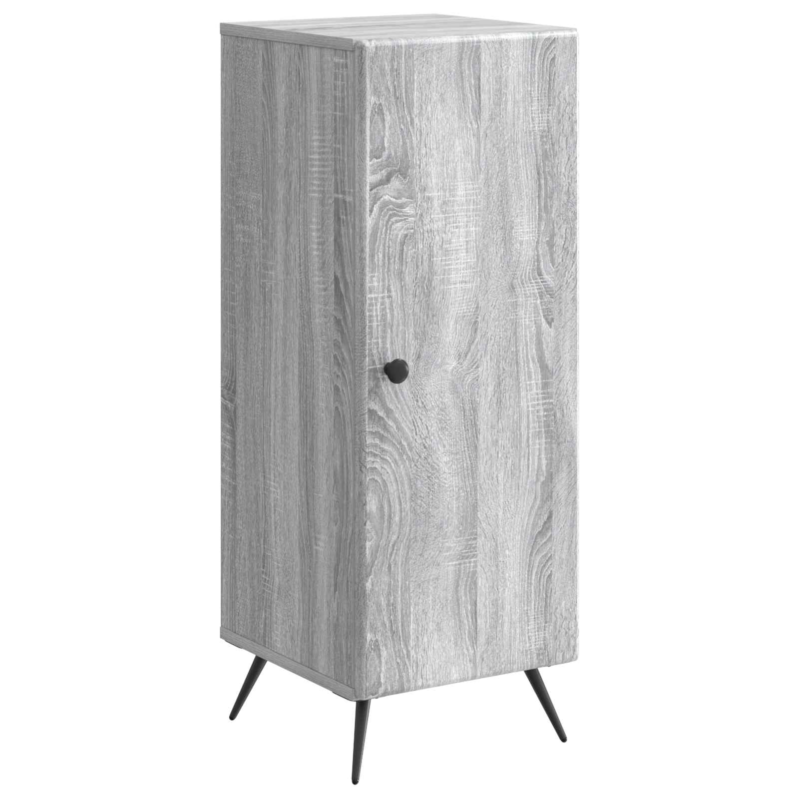 vidaXL Sideboard Grey Sonoma 33 x 34.5 x 90 cm Engineered Wood 2