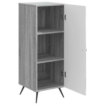 vidaXL Sideboard Grey Sonoma 33 x 34.5 x 90 cm Engineered Wood 5