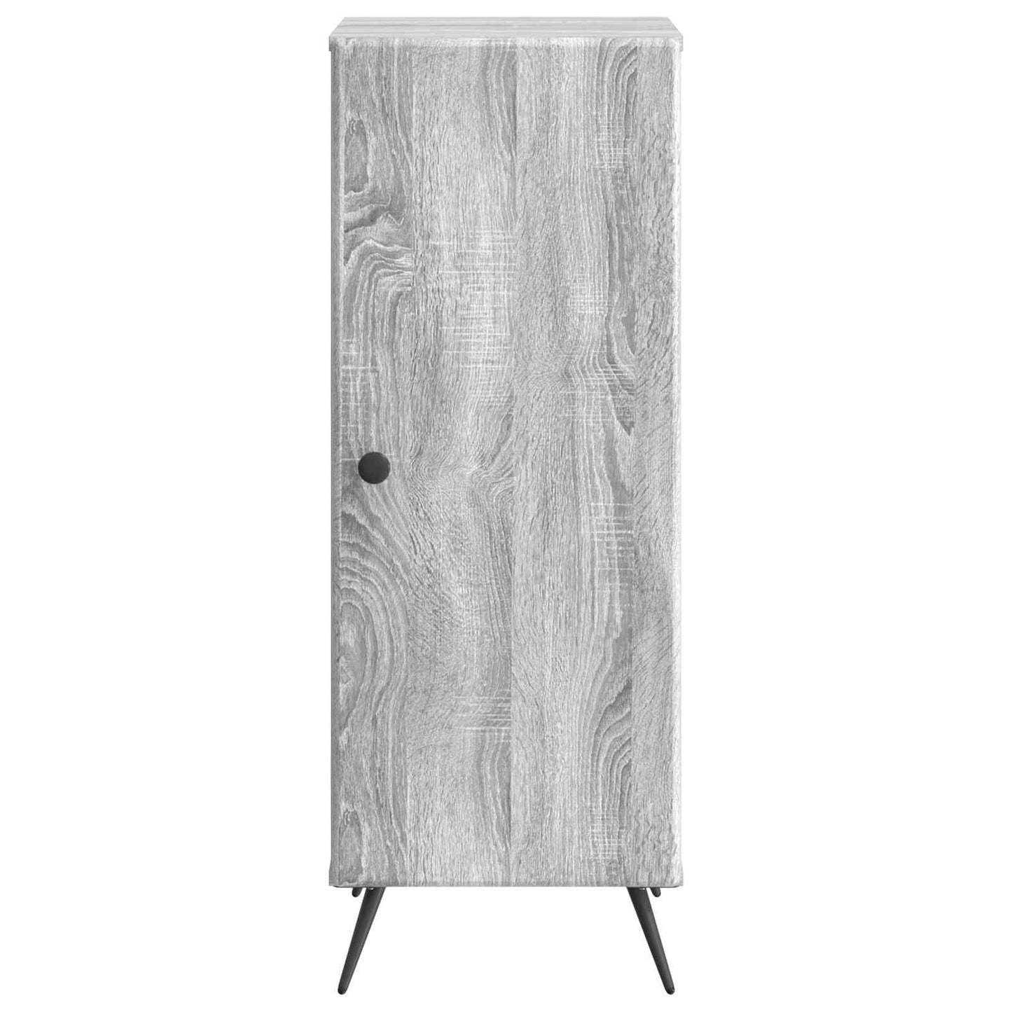 vidaXL Sideboard Grey Sonoma 33 x 34.5 x 90 cm Engineered Wood 6