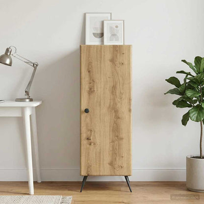 vidaXL Sideboard Artisan Oak 33 x 34.5 x 90 cm Engineered Wood 1