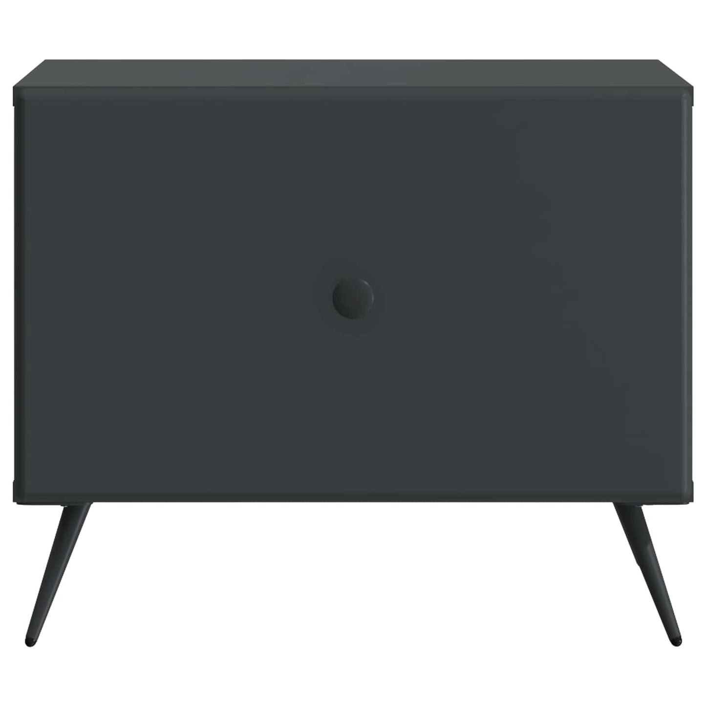 vidaXL Coffee Table Black 49 x 50 x 40 cm Engineered Wood 5
