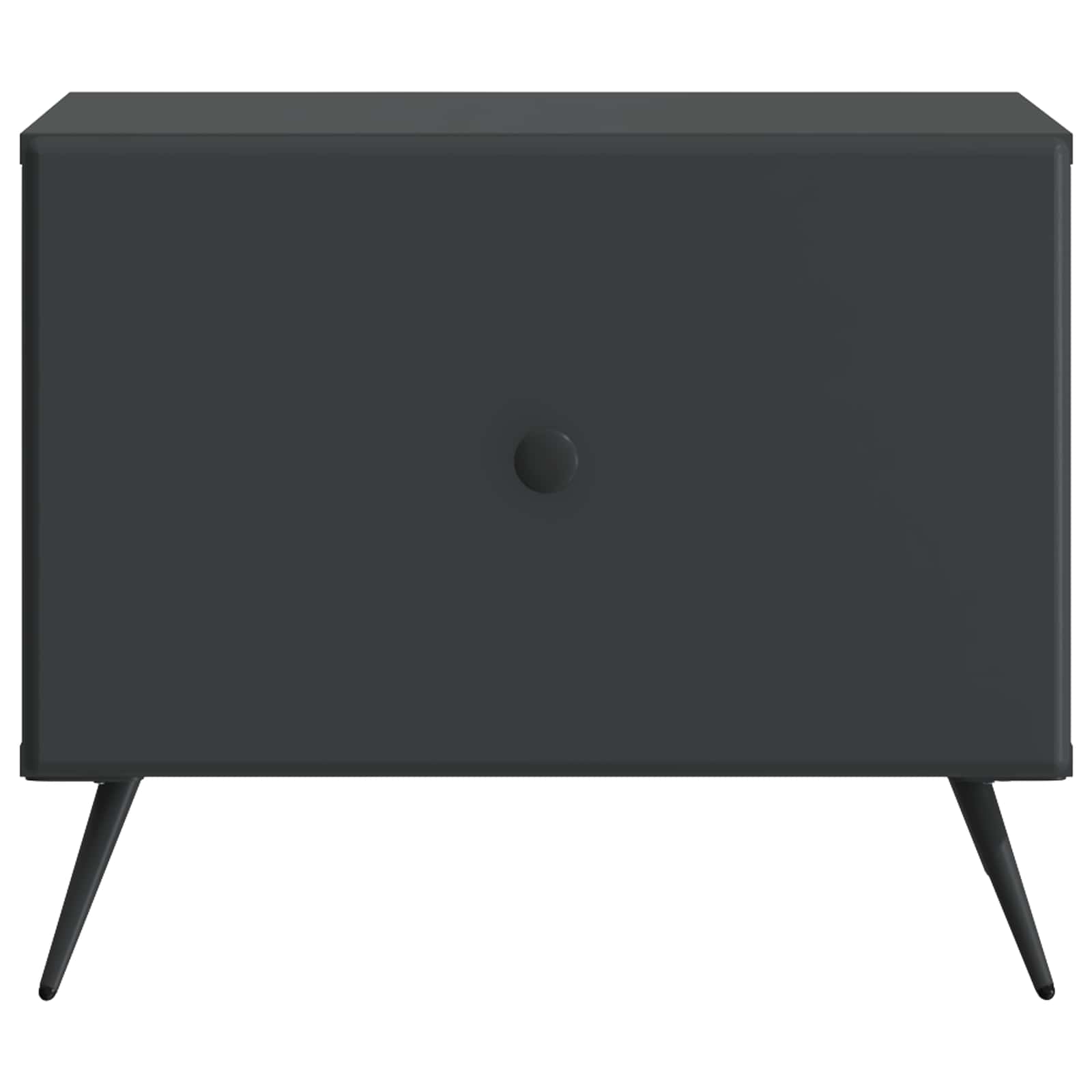 vidaXL Coffee Table Black 49 x 50 x 40 cm Engineered Wood 5