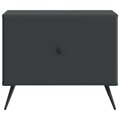 vidaXL Coffee Table Black 49 x 50 x 40 cm Engineered Wood 5