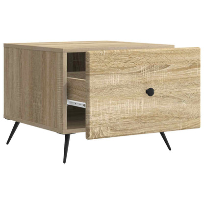 vidaXL Coffee Table Sonoma Oak 49 x 50 x 40 cm Engineered Wood 4