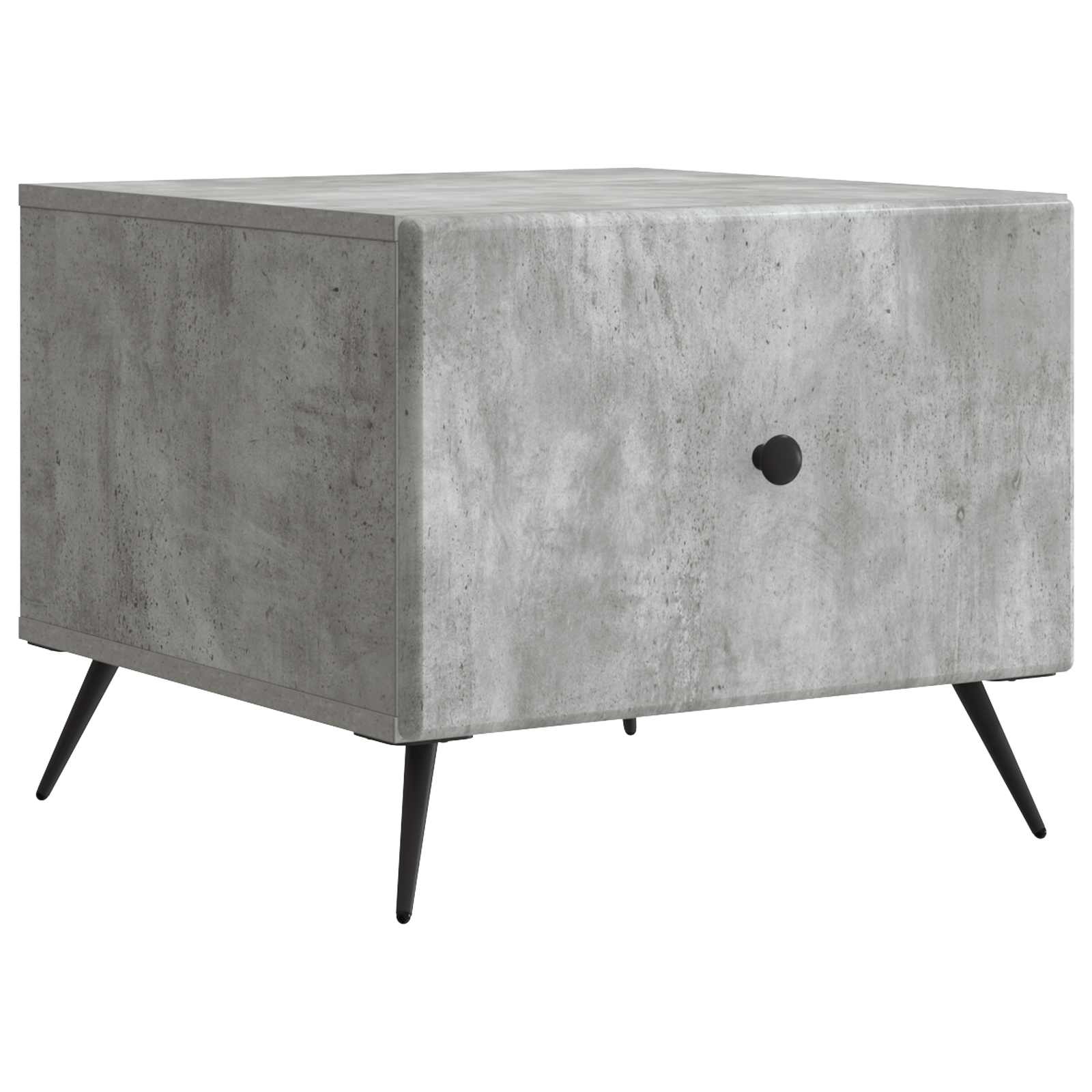 vidaXL Coffee Table Concrete Grey 49 x 50 x 40 cm Engineered Wood 2