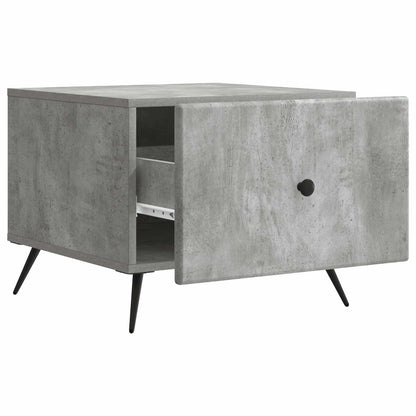 vidaXL Coffee Table Concrete Grey 49 x 50 x 40 cm Engineered Wood 4