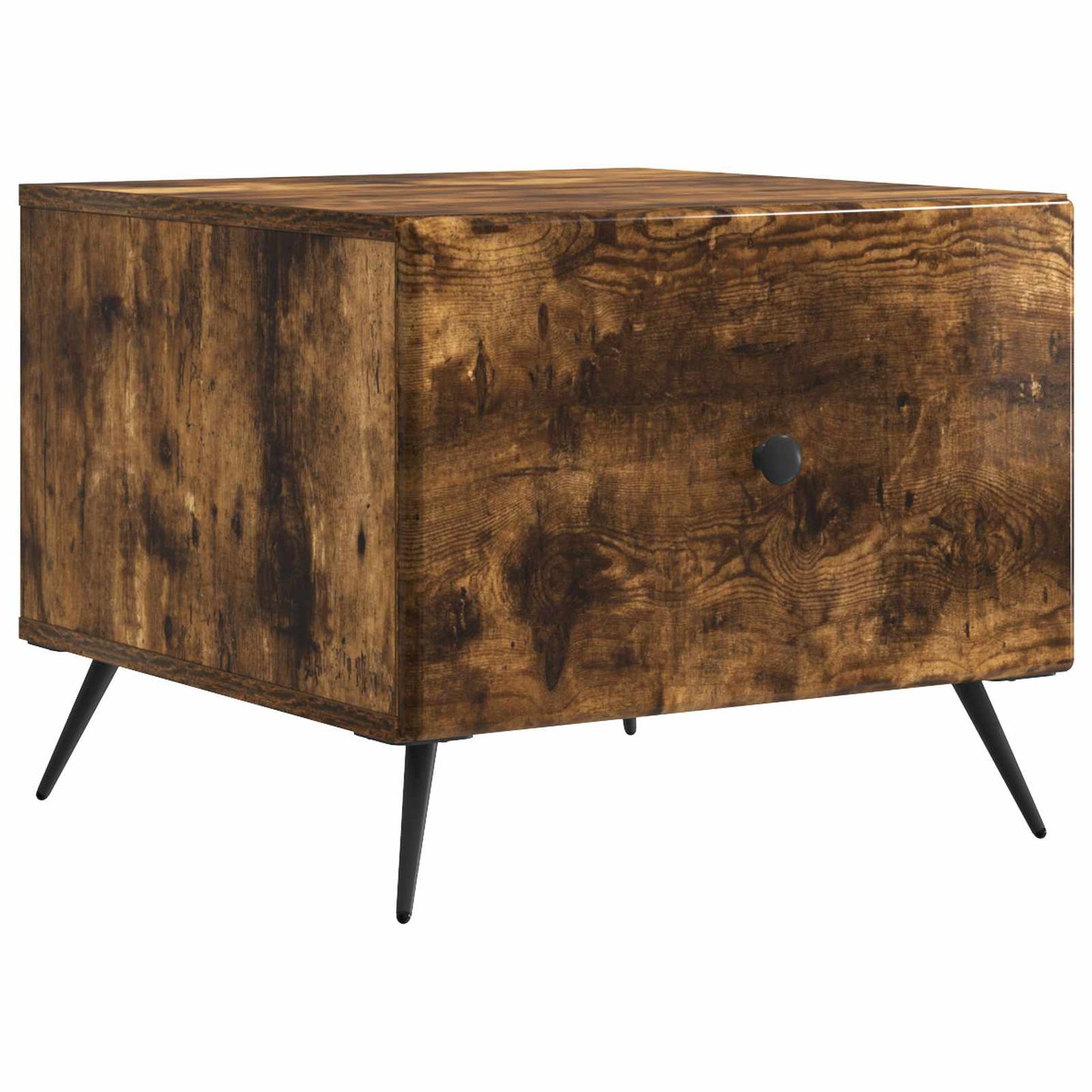vidaXL Coffee Table Smoked Oak 49 x 50 x 40 cm Engineered Wood 2