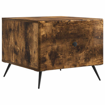 vidaXL Coffee Table Smoked Oak 49 x 50 x 40 cm Engineered Wood 2