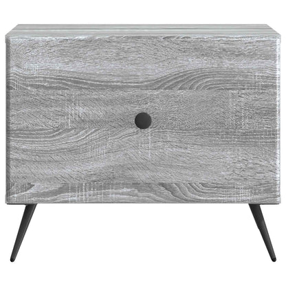 vidaXL Coffee Table Grey Sonoma 49 x 50 x 40 cm Engineered Wood 5