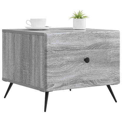 vidaXL Coffee Table Grey Sonoma 49 x 50 x 40 cm Engineered Wood 3