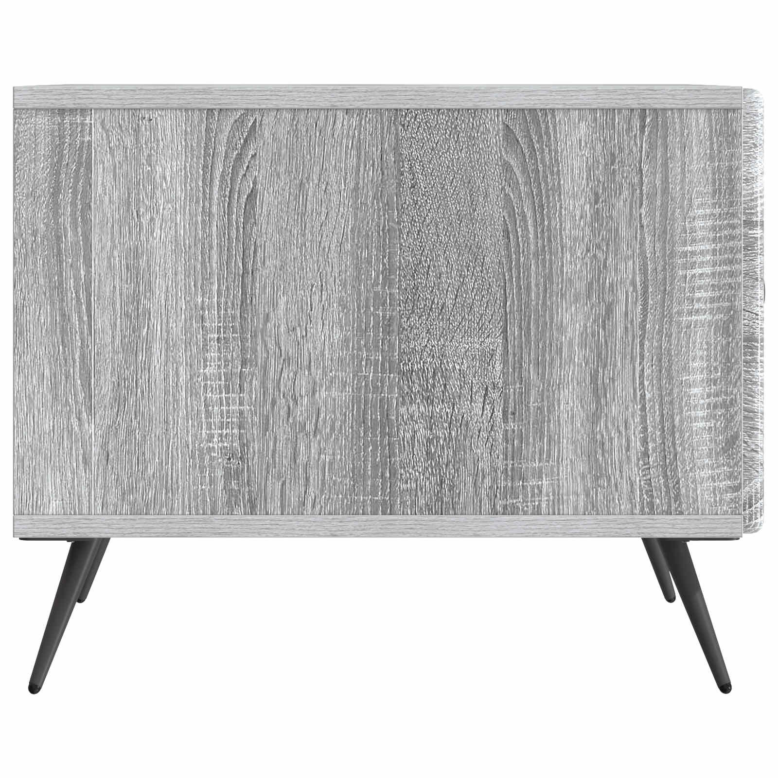 vidaXL Coffee Table Grey Sonoma 49 x 50 x 40 cm Engineered Wood 6