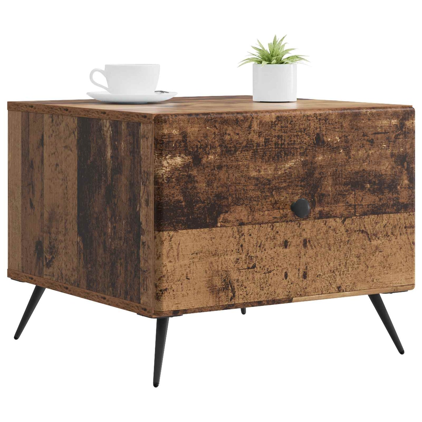 vidaXL Coffee Table Old Wood 49 x 50 x 40 cm Engineered Wood 3
