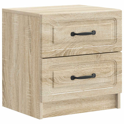 vidaXL Bedside Cabinet Sonoma Oak 43 x 34.5 x 44.5 cm Engineered Wood 2