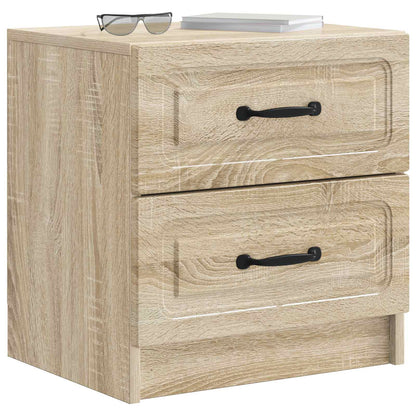 vidaXL Bedside Cabinet Sonoma Oak 43 x 34.5 x 44.5 cm Engineered Wood 3