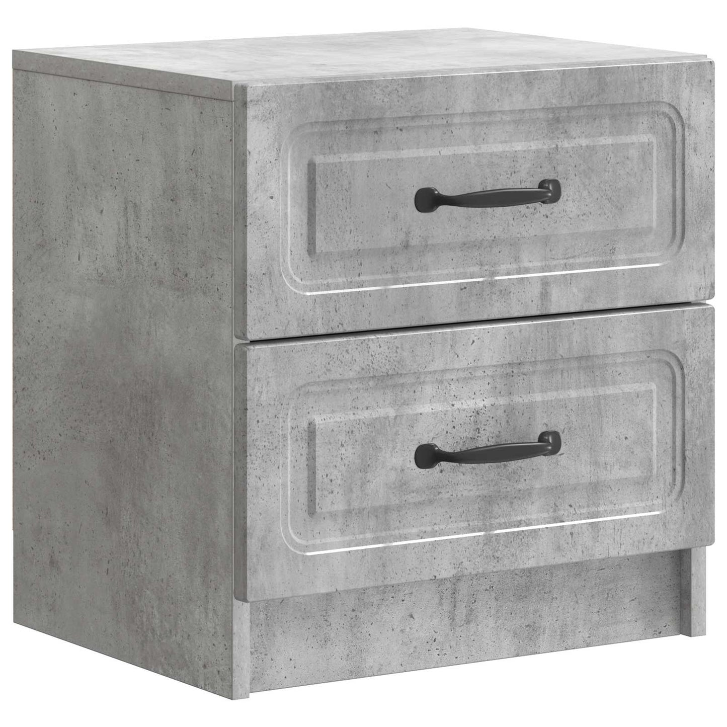 vidaXL Bedside Cabinet Concrete Grey 43 x 34.5 x 44.5 cm 2