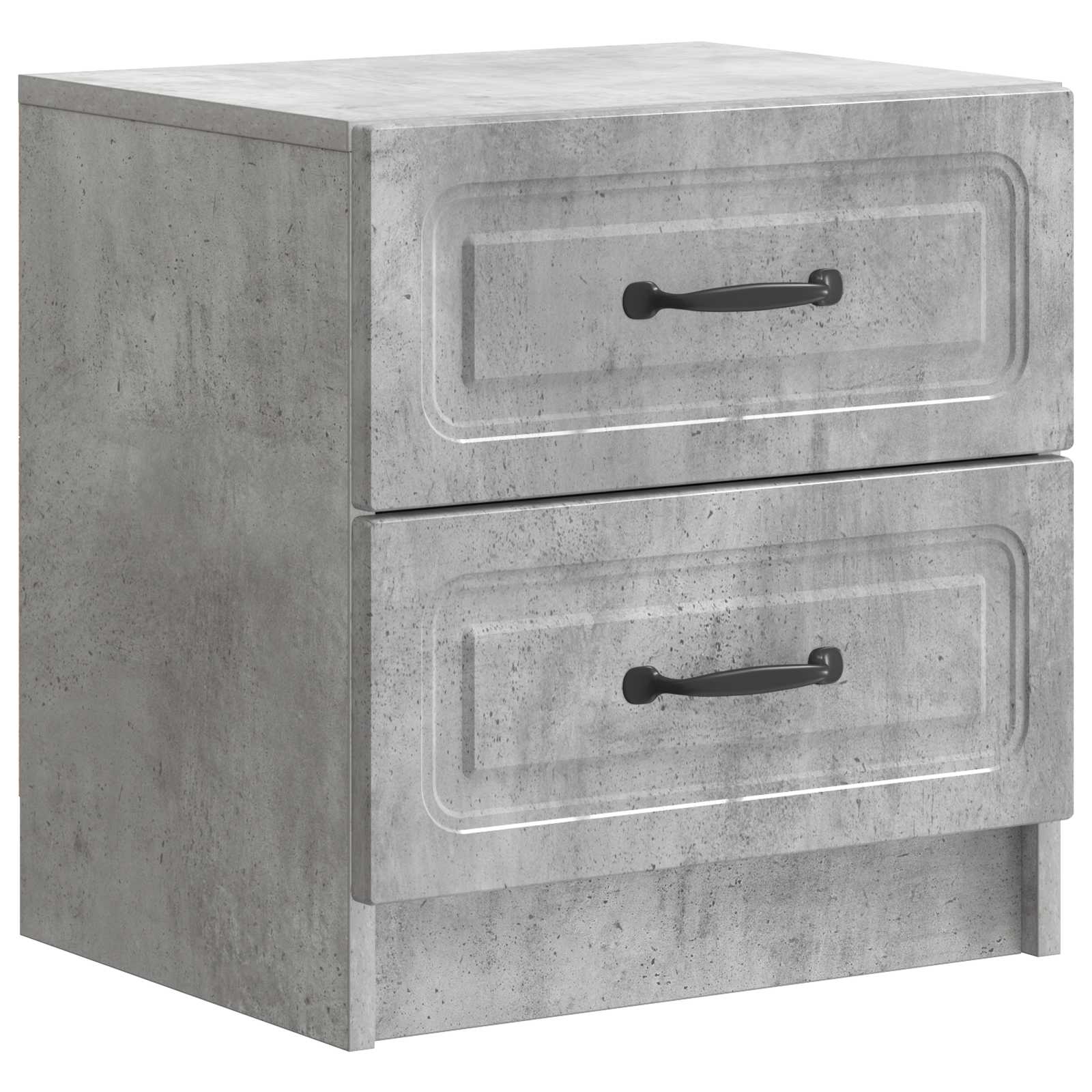 vidaXL Bedside Cabinet Concrete Grey 43 x 34.5 x 44.5 cm 2