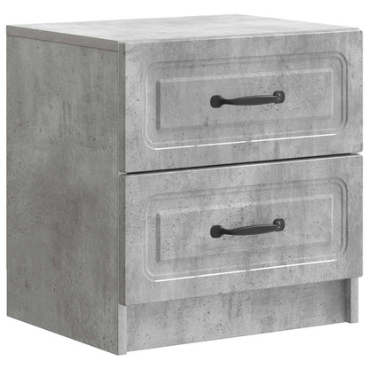 vidaXL Bedside Cabinet Concrete Grey 43 x 34.5 x 44.5 cm 2