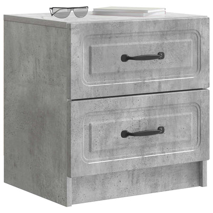 vidaXL Bedside Cabinet Concrete Grey 43 x 34.5 x 44.5 cm 3