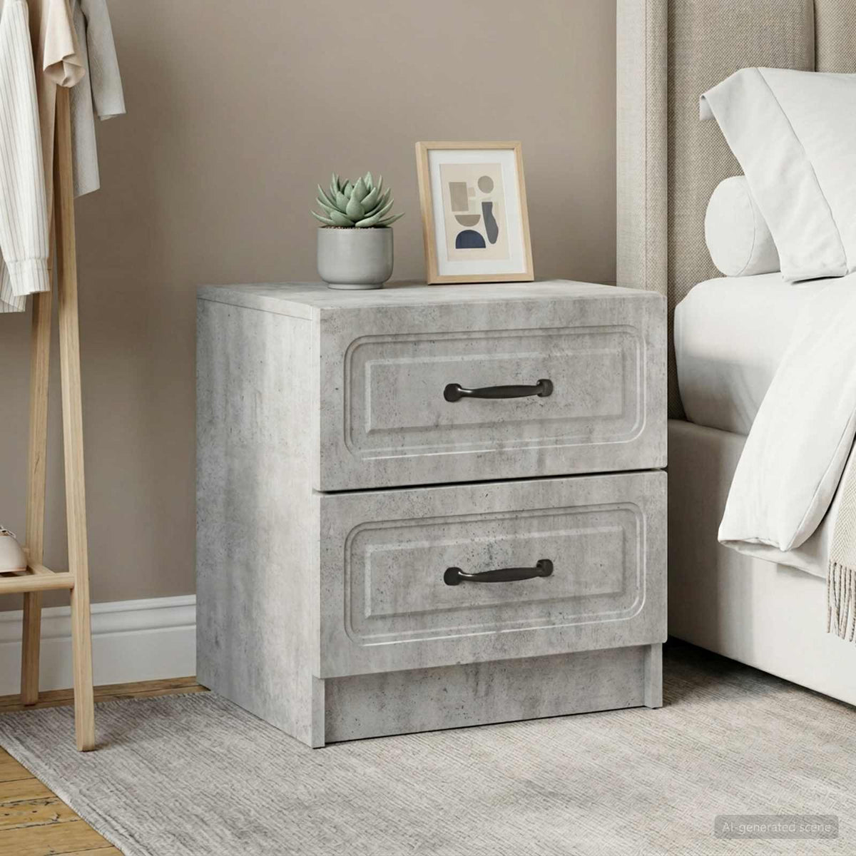 vidaXL Bedside Cabinet 43 x 34.5 x 44.5 cm