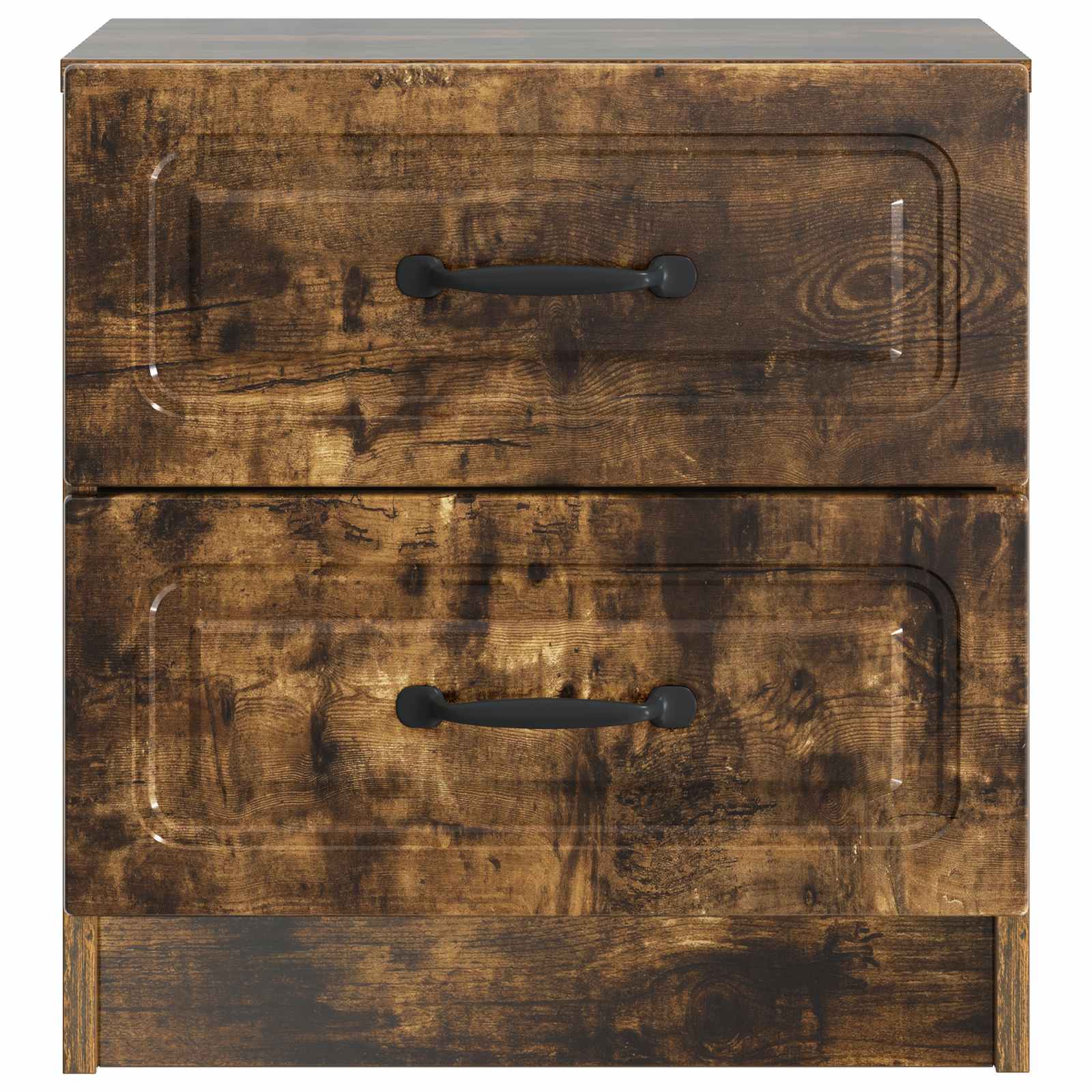 vidaXL Bedside Cabinet Smoked Oak 43 x 34.5 x 44.5 cm Engineered Wood 5