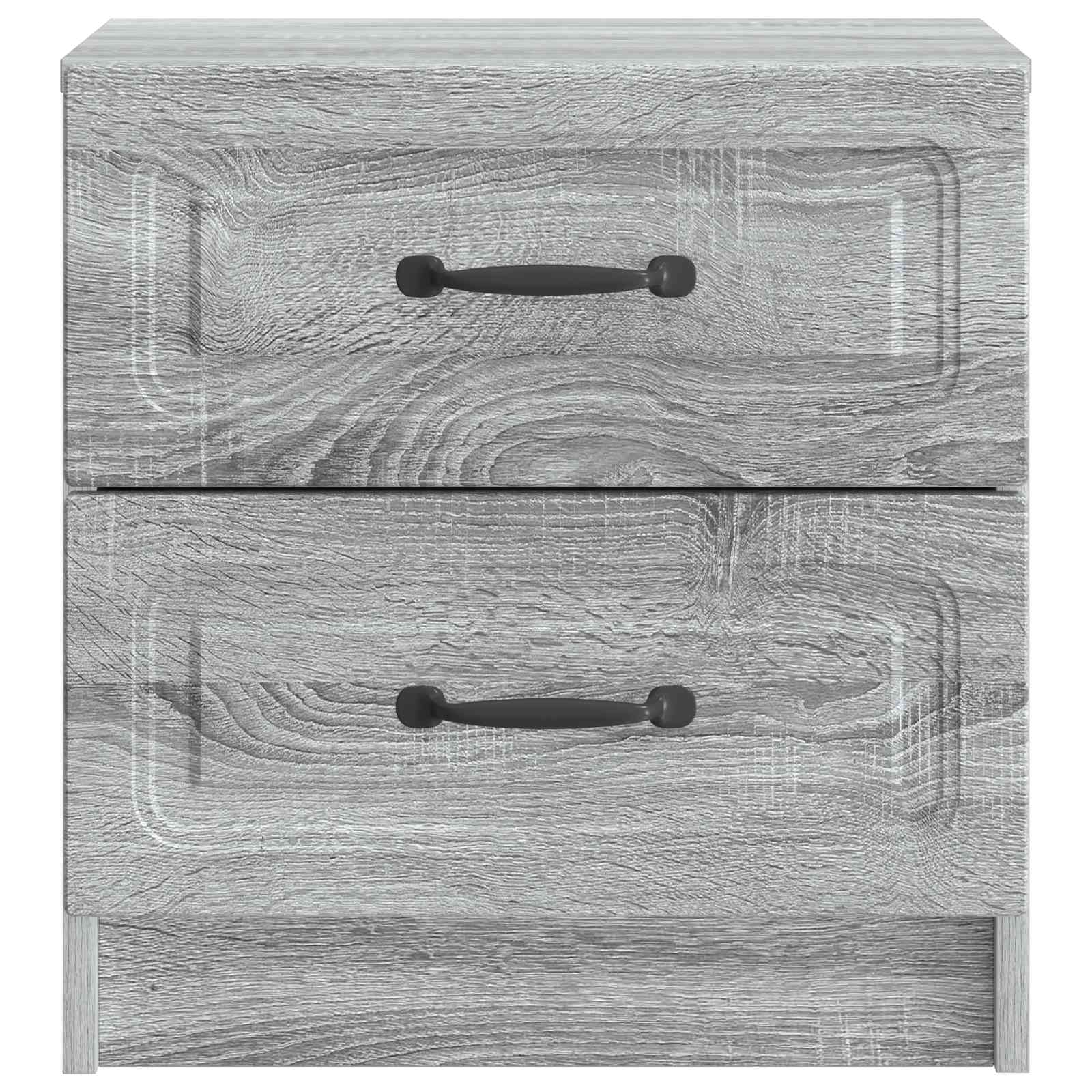 vidaXL Bedside Cabinet Grey Sonoma 43 x 34.5 x 44.5 cm Engineered Wood 5