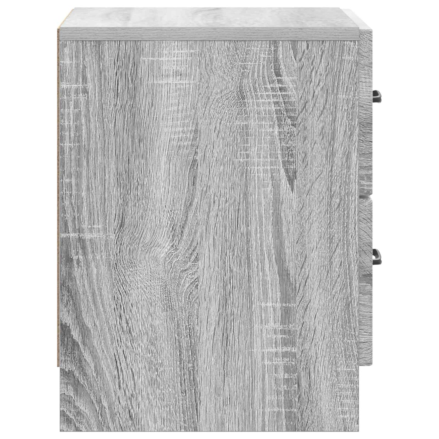 vidaXL Bedside Cabinet Grey Sonoma 43 x 34.5 x 44.5 cm Engineered Wood 6