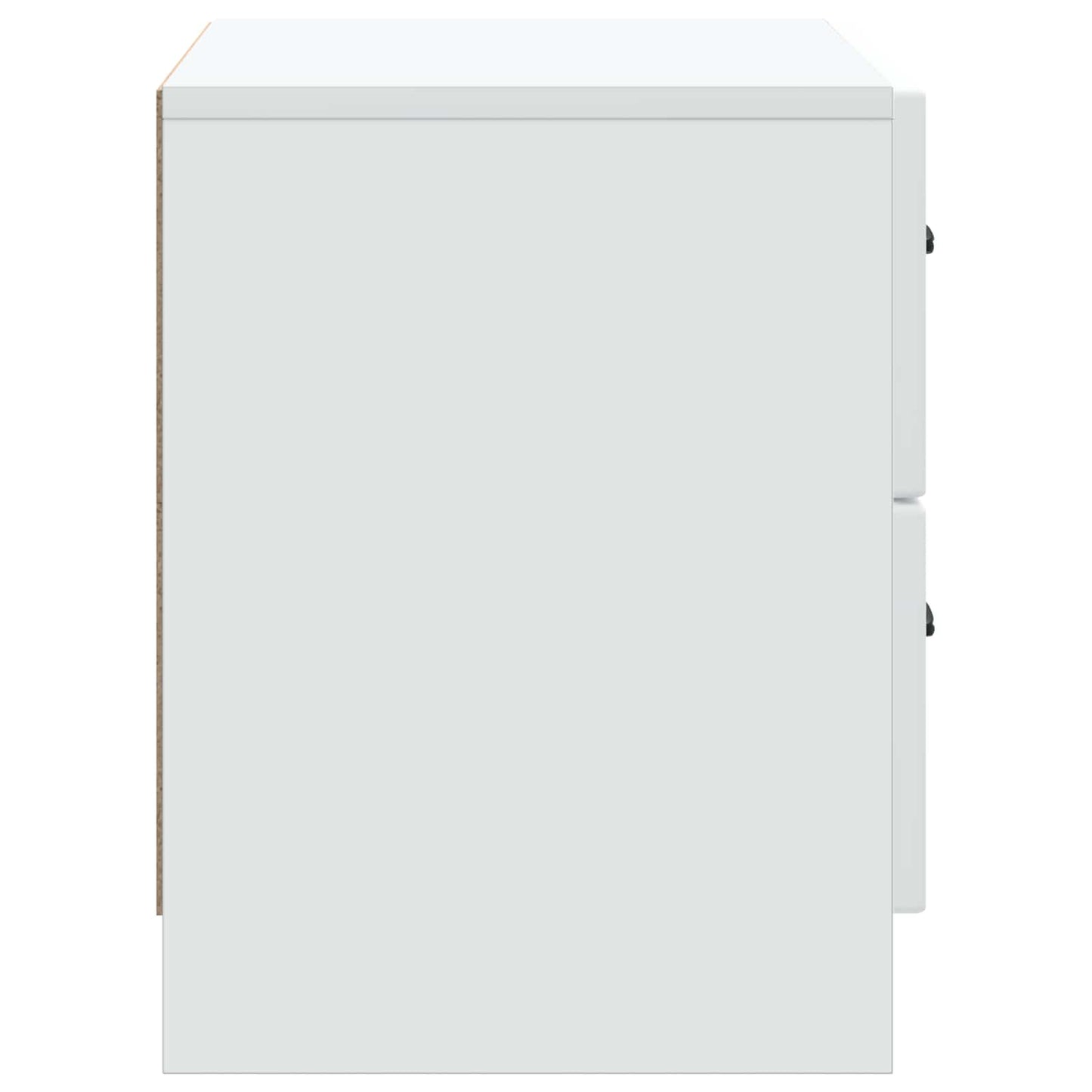 vidaXL Bedside Cabinet White 62 x 34.5 x 44.5 cm Engineered Wood 6