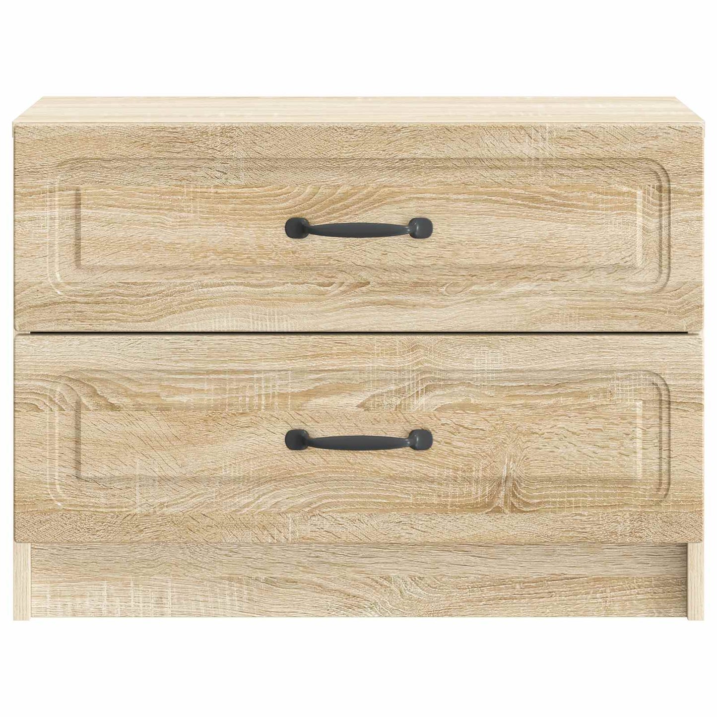 vidaXL Bedside Cabinet Sonoma Oak 62 x 34.5 x 44.5 cm Engineered Wood 5