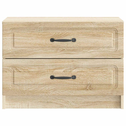 vidaXL Bedside Cabinet Sonoma Oak 62 x 34.5 x 44.5 cm Engineered Wood 5