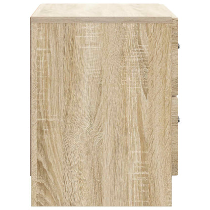 vidaXL Bedside Cabinet Sonoma Oak 62 x 34.5 x 44.5 cm Engineered Wood 6