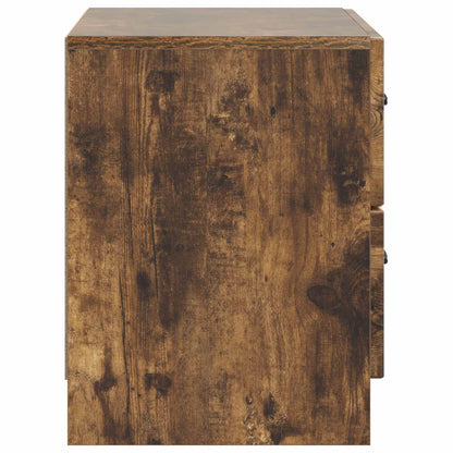vidaXL Bedside Cabinet Smoked Oak 62 x 34.5 x 44.5 cm Engineered Wood 6