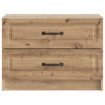 vidaXL Bedside Cabinet Artisan Oak 62 x 34.5 x 44.5 cm Engineered Wood 5