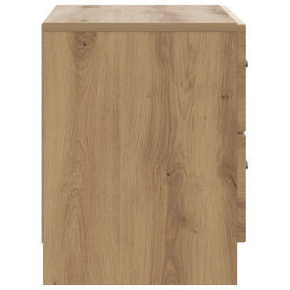 vidaXL Bedside Cabinet Artisan Oak 62 x 34.5 x 44.5 cm Engineered Wood 6