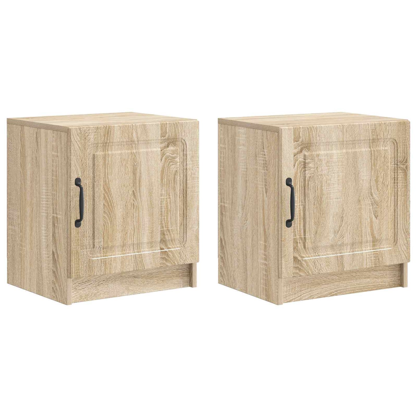 vidaXL Bedside Cabinet 2 pcs Sonoma Oak 43 x 34.5 x 47 cm 2