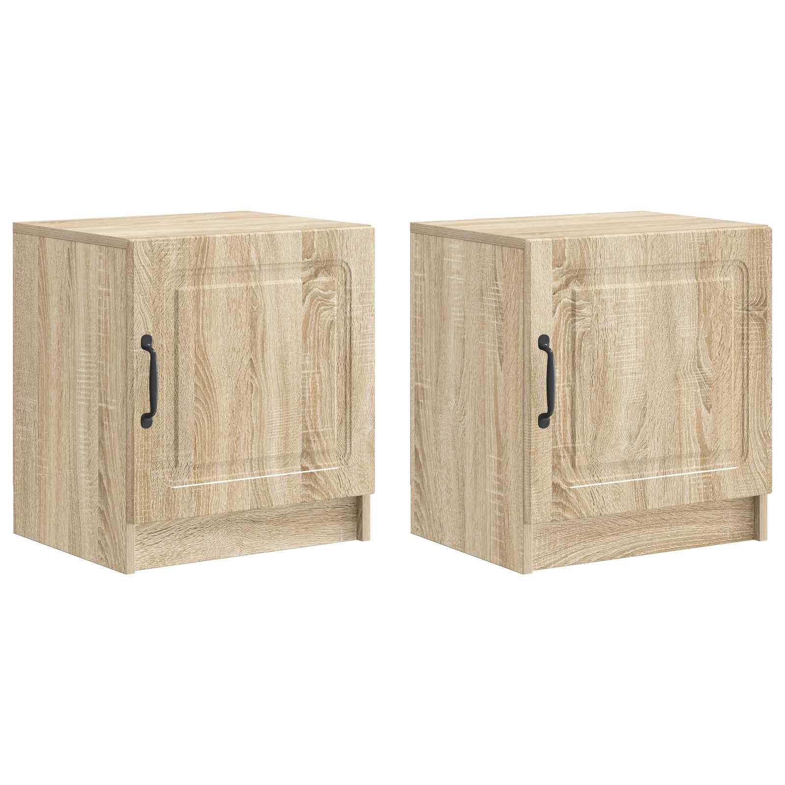 vidaXL Bedside Cabinet 2 pcs Sonoma Oak 43 x 34.5 x 47 cm 2
