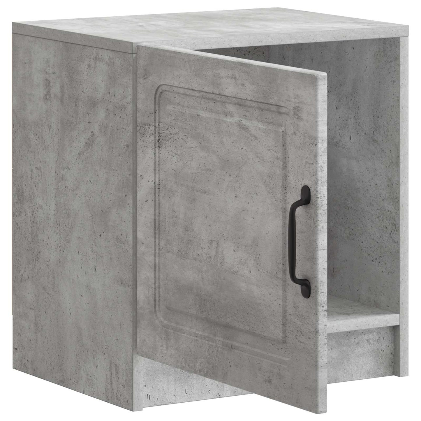 vidaXL Bedside Cabinet 2 pcs Concrete Grey 43 x 34.5 x 47 cm 6