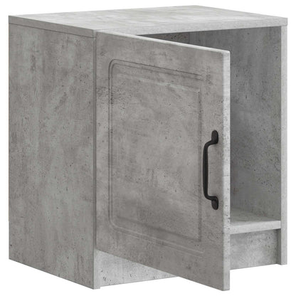 vidaXL Bedside Cabinet 2 pcs Concrete Grey 43 x 34.5 x 47 cm 6