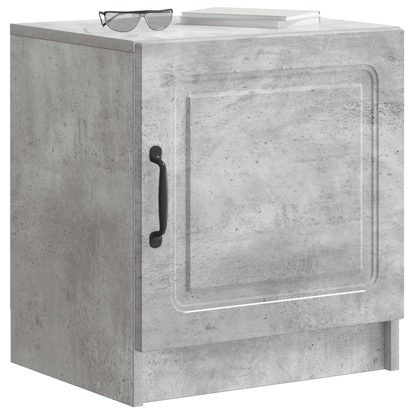 vidaXL Bedside Cabinet 2 pcs Concrete Grey 43 x 34.5 x 47 cm 3