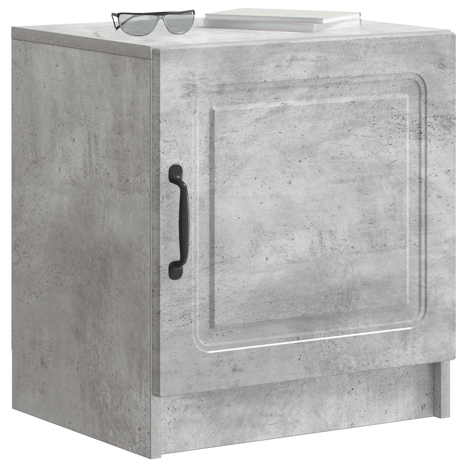 vidaXL Bedside Cabinet 2 pcs Concrete Grey 43 x 34.5 x 47 cm 3