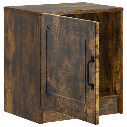 vidaXL Bedside Cabinet 2 pcs Smoked Oak 43 x 34.5 x 47 cm 6