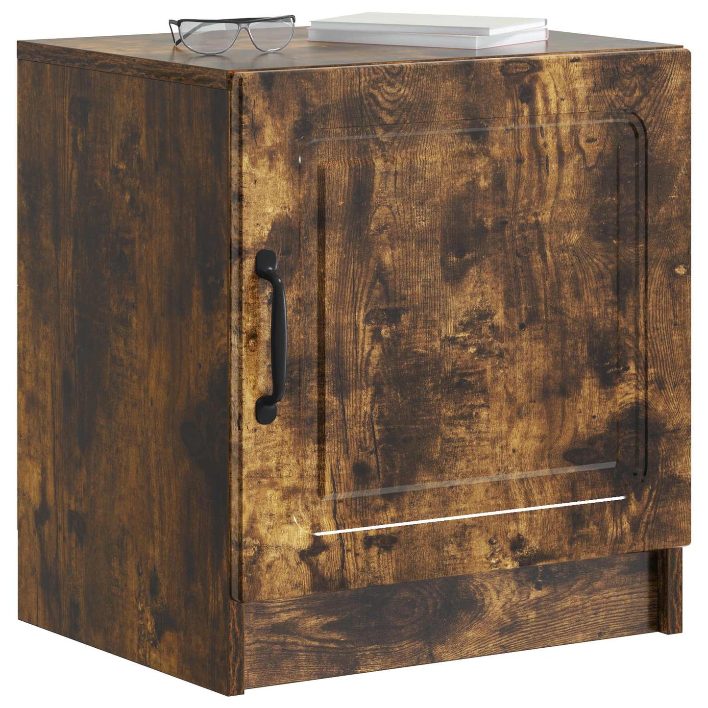 vidaXL Bedside Cabinet 2 pcs Smoked Oak 43 x 34.5 x 47 cm 3