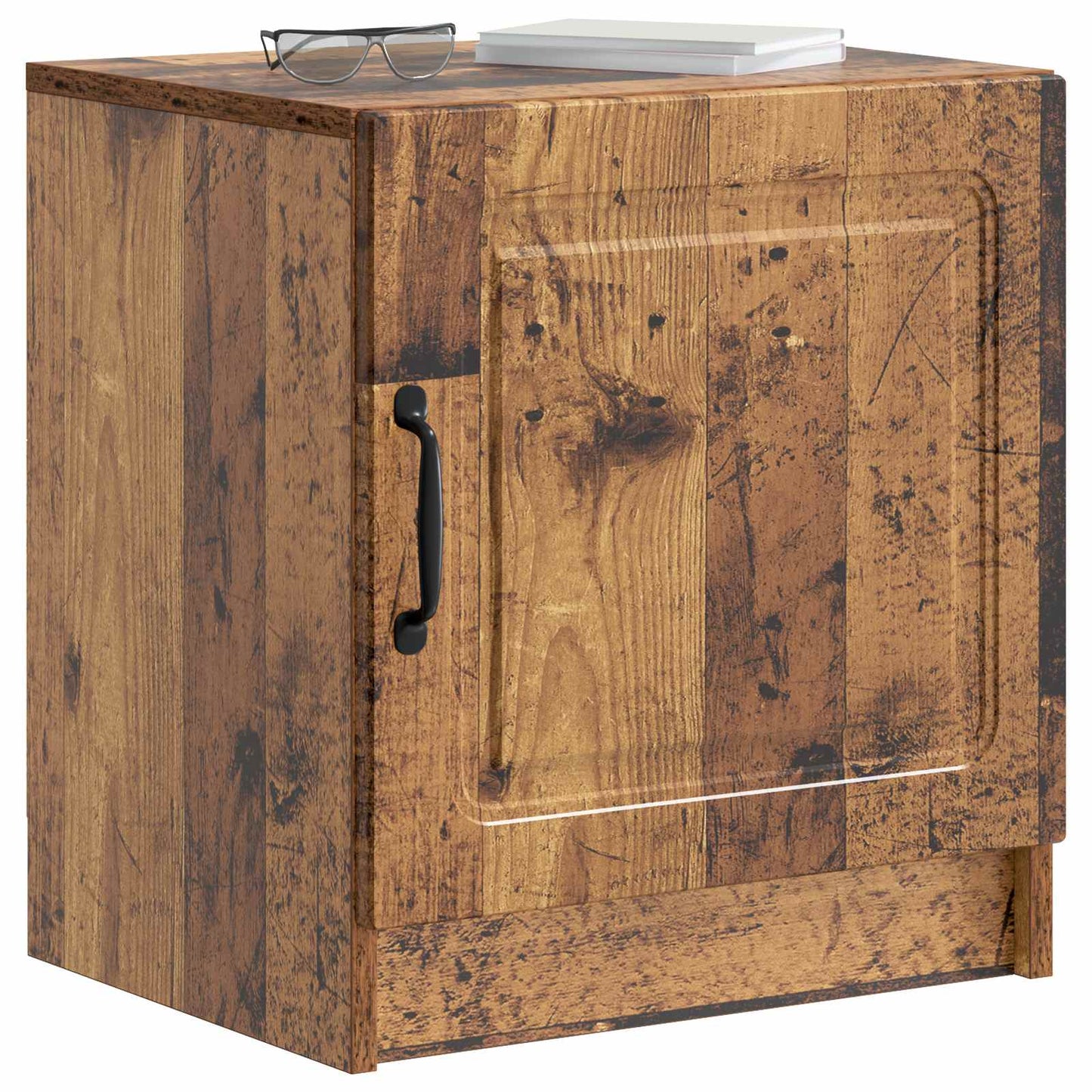 vidaXL Bedside Cabinet 2 pcs Old Wood 43 x 34.5 x 47 cm 3
