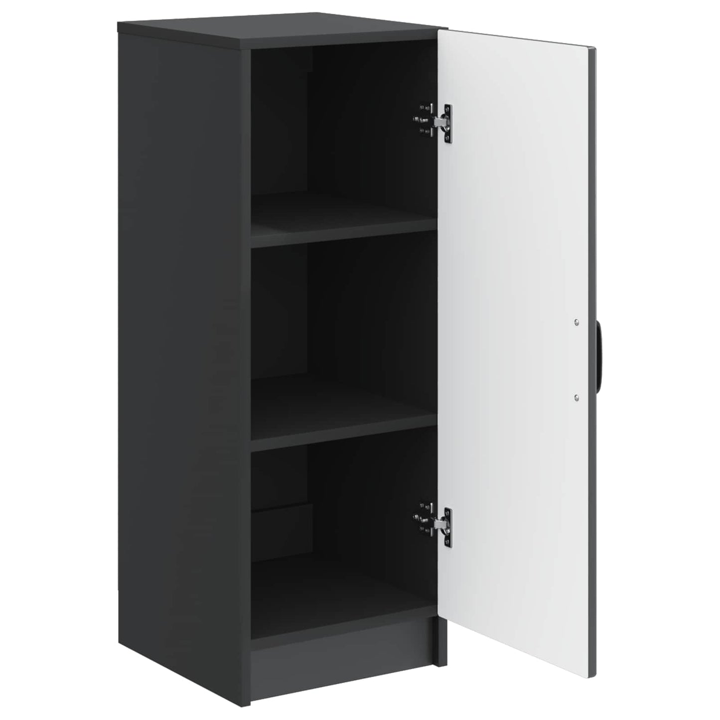 vidaXL Sideboard Black 33 x 34.5 x 87 cm Engineered Wood 5