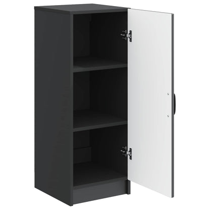 vidaXL Sideboard Black 33 x 34.5 x 87 cm Engineered Wood 5