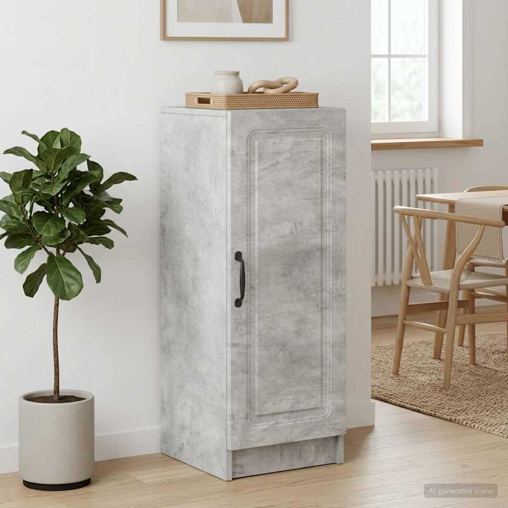 vidaXL Sideboard Concrete Grey 33 x 34.5 x 87 cm Engineered Wood 4